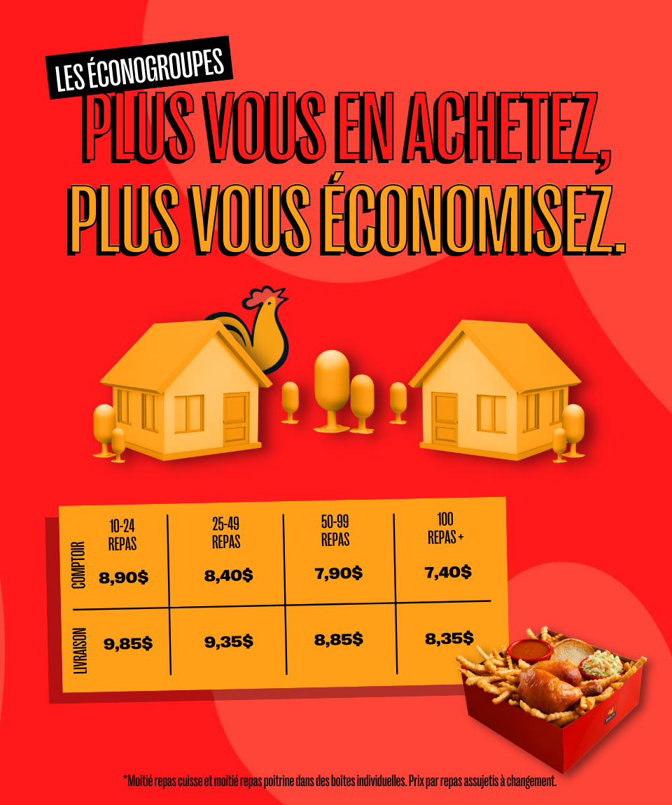 Passez une commande de groupe - Benny & Co. Passez une commande de groupe - Benny & Co.