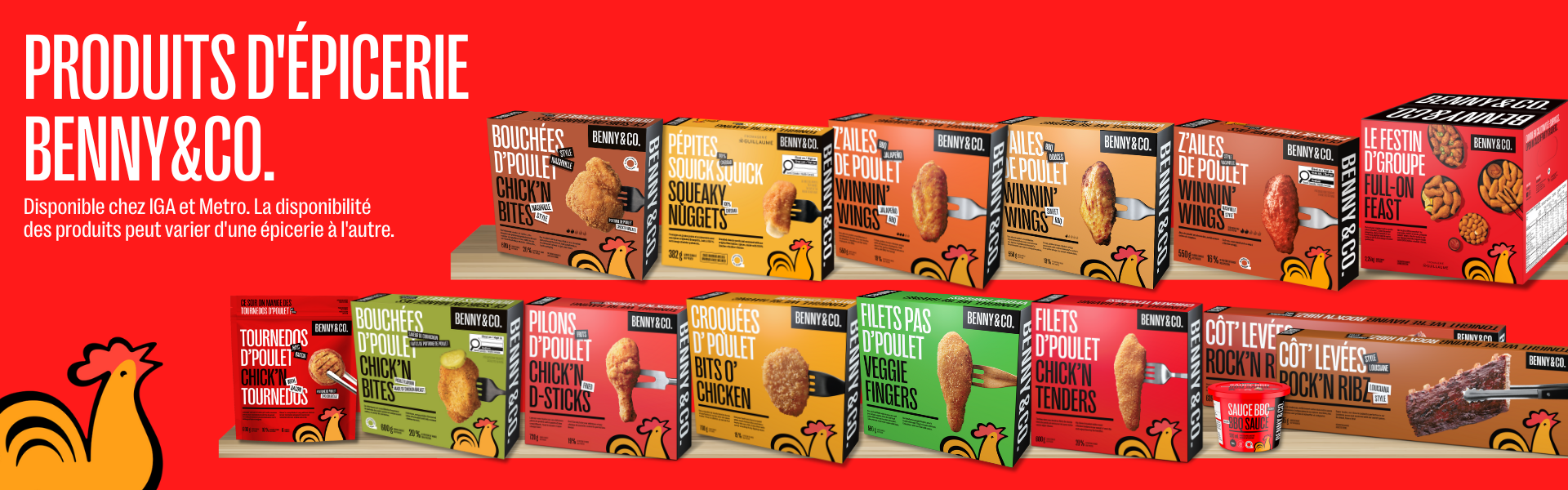 Produits d'épicerie - Benny&nbsp;&&nbsp;Co.