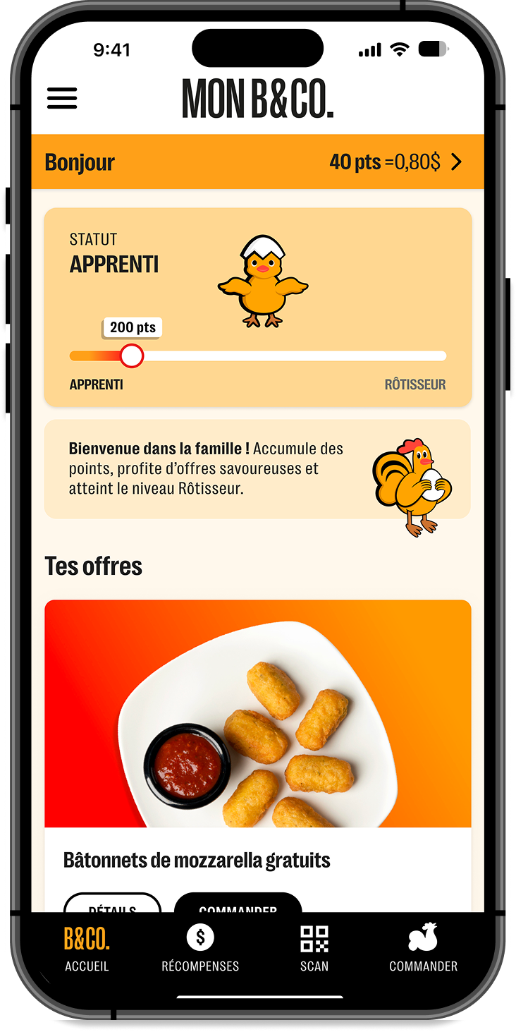 Landing Page programme de loyauté - Benny&nbsp;&&nbsp;Co.