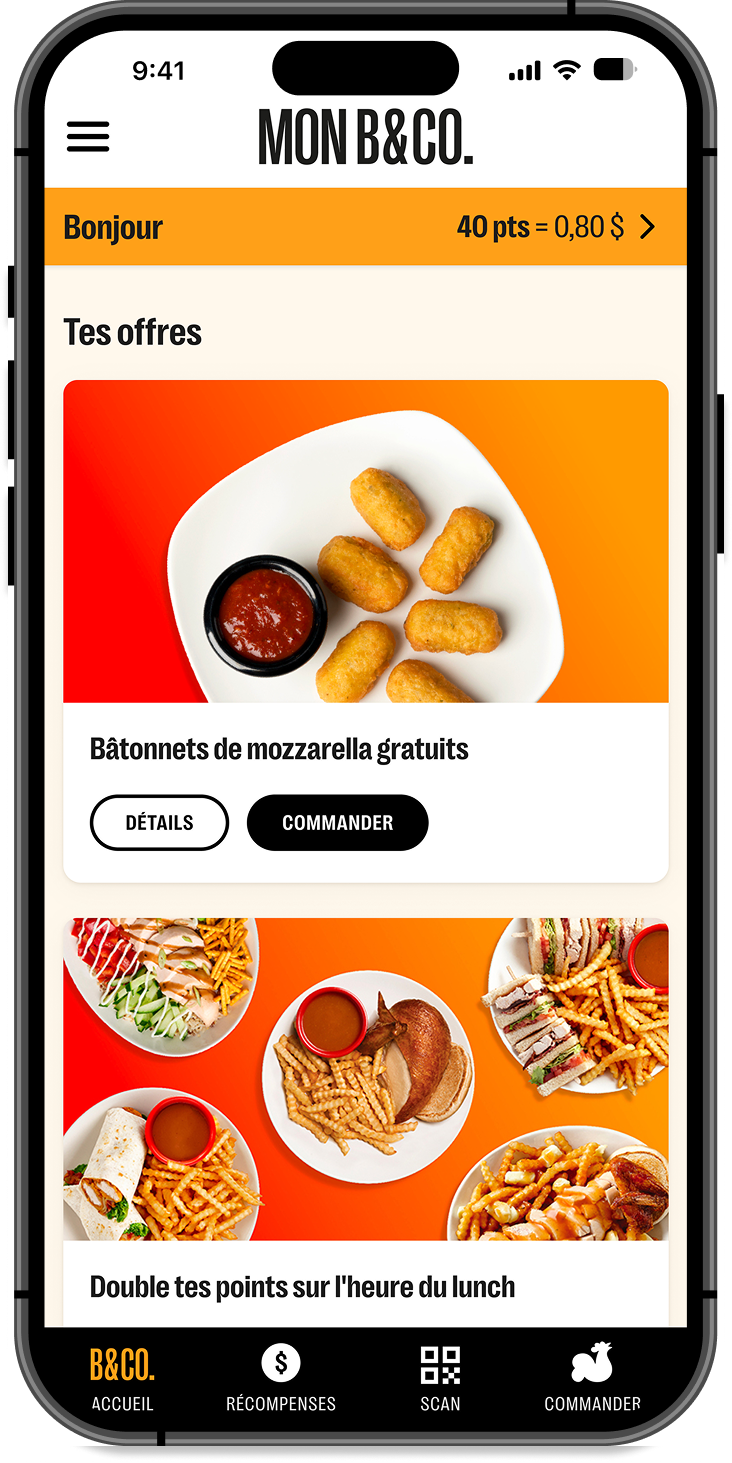 Landing Page programme de loyauté - Benny&nbsp;&&nbsp;Co.