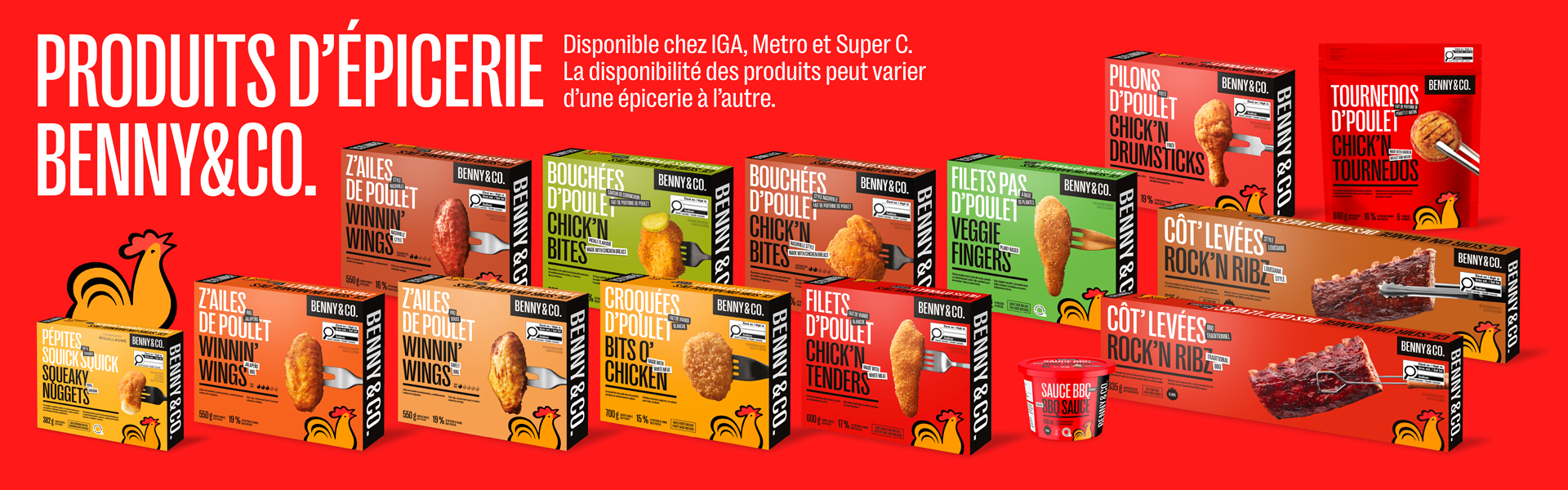 Produits d'épicerie - Benny&nbsp;&&nbsp;Co.